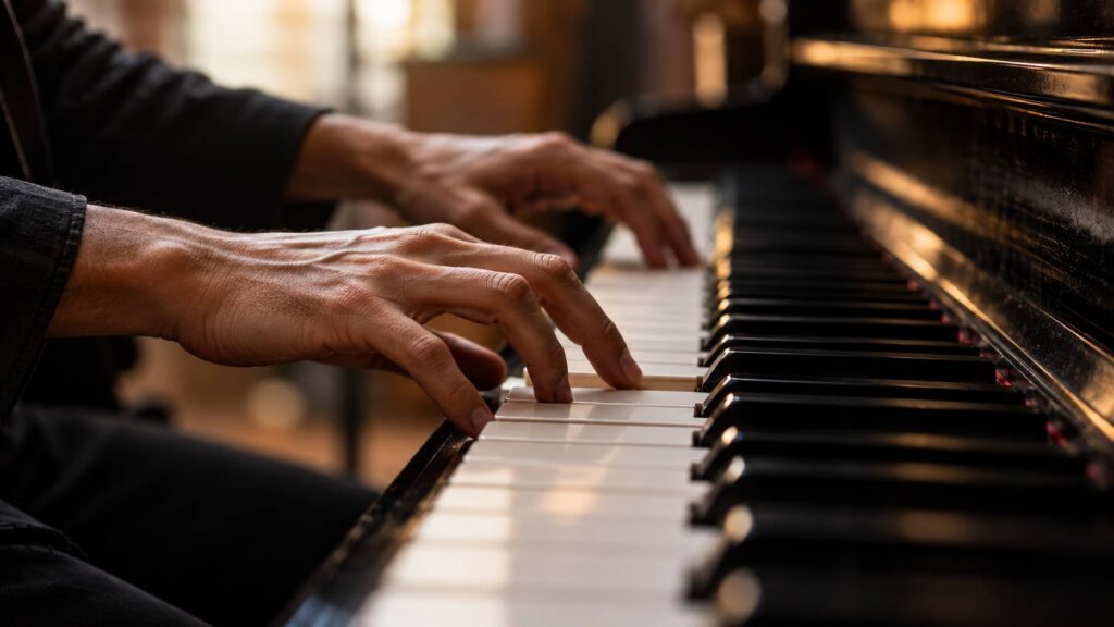 Illustration de détail sur le sujet : Dorantes: del cante familiar al piano flamenco